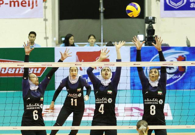 حریفان بانوان والیبالیست ایران در آسیا معین شدند