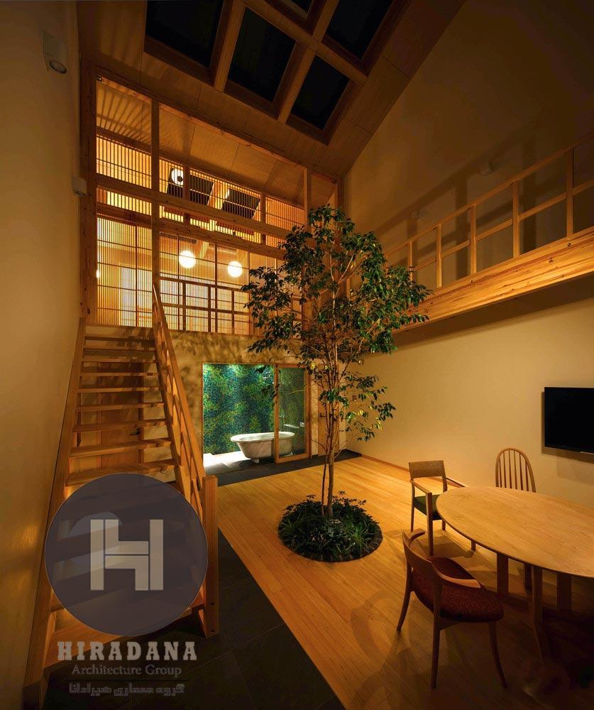 طراحی دکوراسیون داخلی منزلی در کیوتو ژاپن