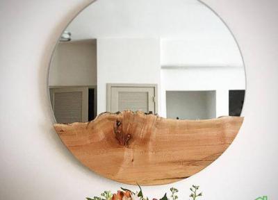 30 مدل آینه چوبی گرد با طراحی جدید مناسب دکور مدرن و روستیک